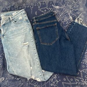 2 pairs of old navy jeans